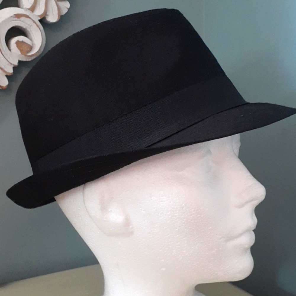 & Mexxori black fabric Fedora Trilby Hat